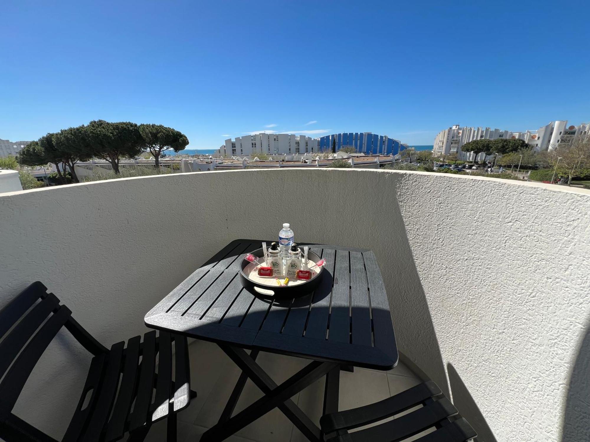 Superbe Studio Cabine Vue Mer 3 Etoiles * ลา กร็องเดอ-ม็อต ภายนอก รูปภาพ