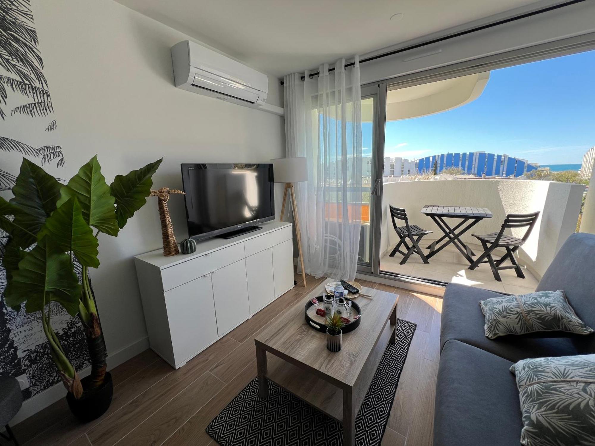 Superbe Studio Cabine Vue Mer 3 Etoiles * ลา กร็องเดอ-ม็อต ภายนอก รูปภาพ